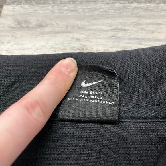 Vintage Nike Team Black Purdue University L‎ Long Sleeve Dri-Fit Polo Shirt - Picture 4 of 9